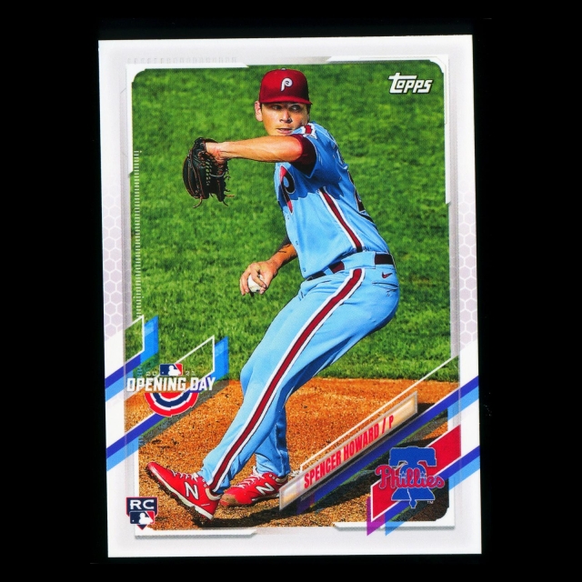Spencer Howard RC 2021 Topps Opening Day Rookie Phillies
