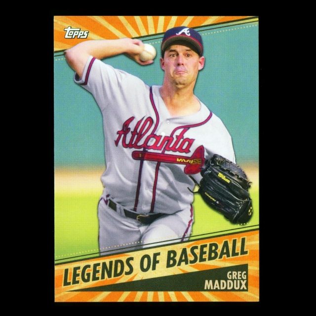 Greg Maddux 2021 Topps Opening Day Legends of Baseball Braves