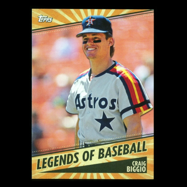 Craig Biggio 2021 Topps Opening Day Legends of Baseball Astros