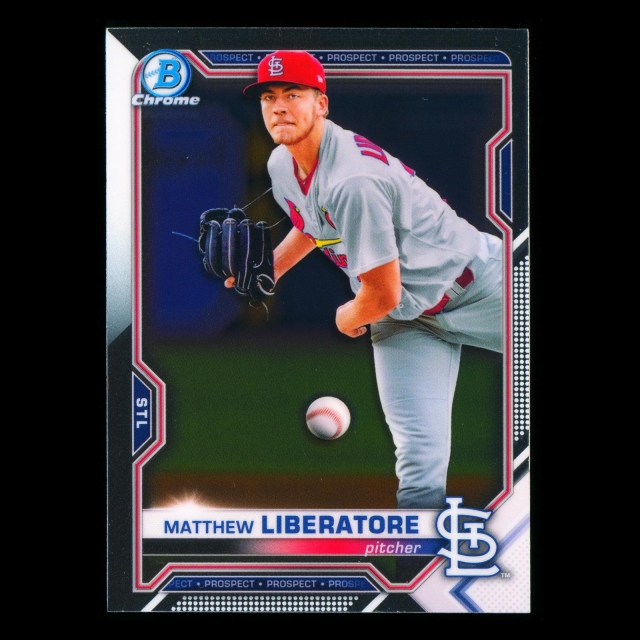 Matthew Liberatore 2021 Bowman Chrome Prospect Cardinals