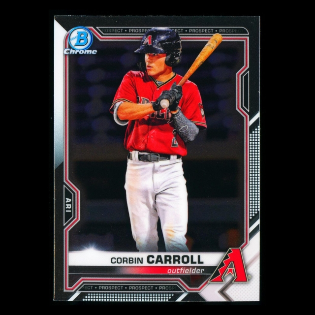 Corbin Carroll 2021 Bowman Chrome Prospect Diamondbacks