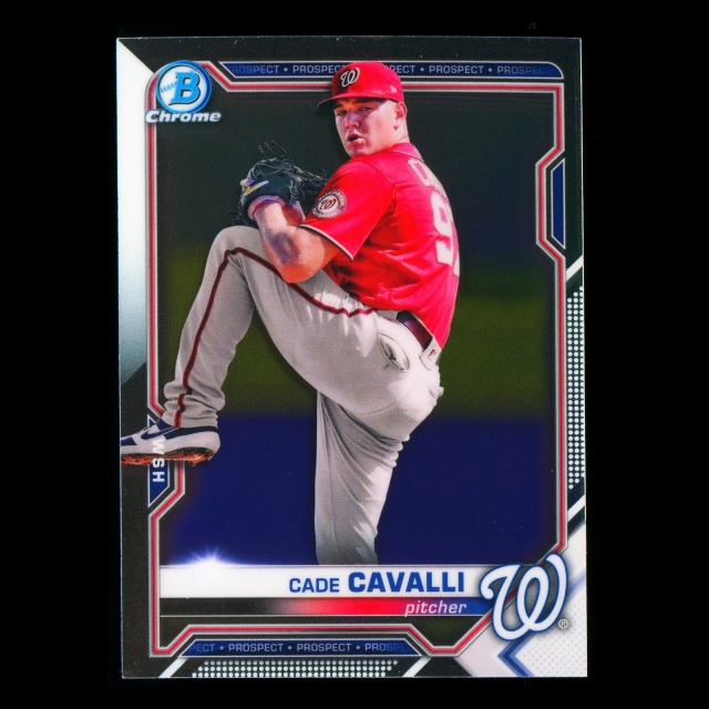 Cade Cavalli 2021 Bowman Chrome Prospect Nationals