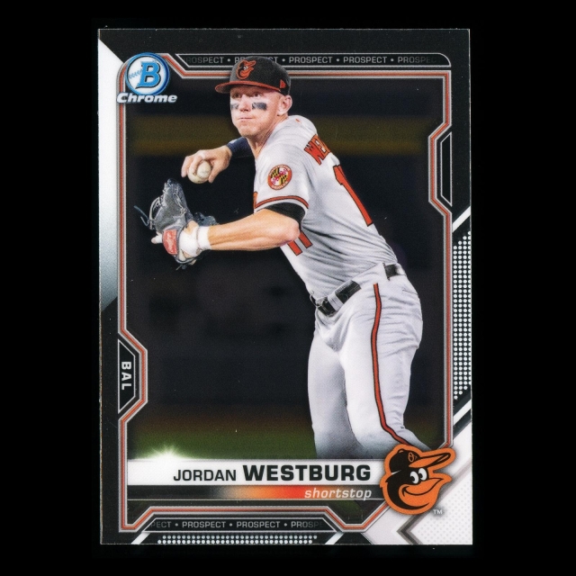 Jordan Westburg 2021 Bowman Chrome Prospect Orioles