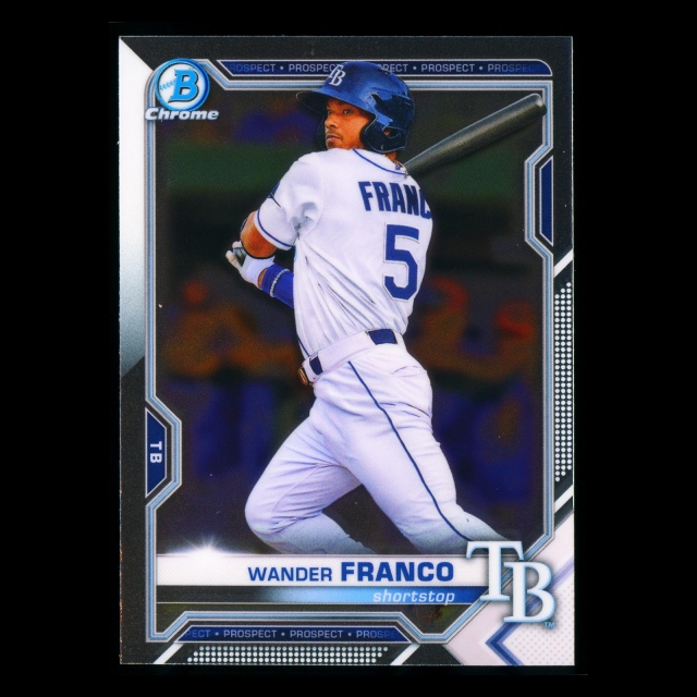 Wander Franco 2021 Bowman Chrome Prospect Rays