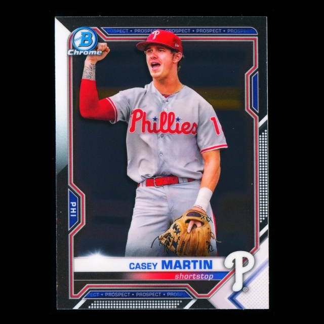 Casey Martin 2021 Bowman Chrome Prospect Phillies