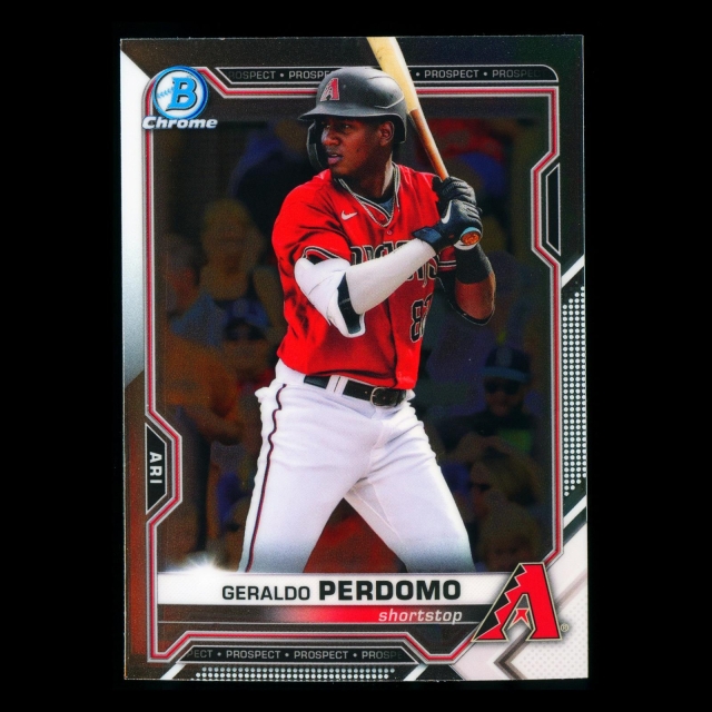 Geraldo Perdomo 2021 Bowman Chrome Prospect Diamondbacks