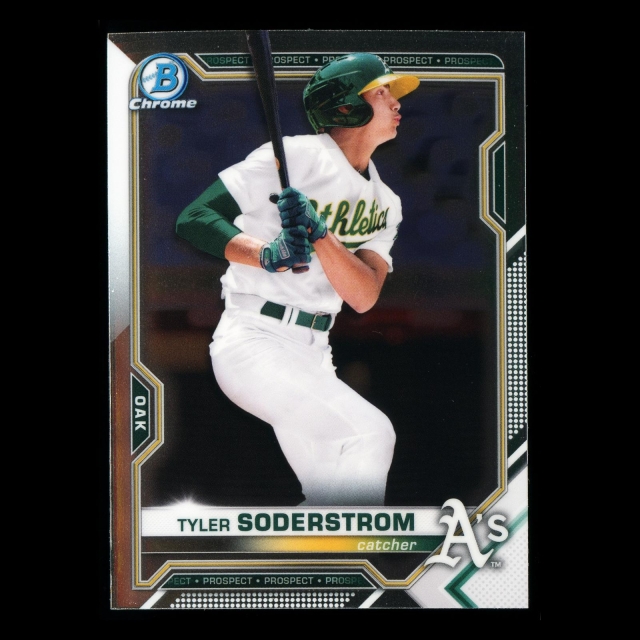 Tyler Soderstrom 2021 Bowman Chrome Prospect Athletics