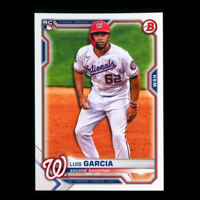 Luis Garcia RC 2021 Bowman Rookie Nationals
