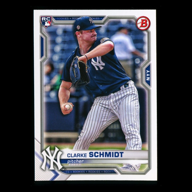 Clarke Schmidt RC 2021 Bowman Rookie Yankees