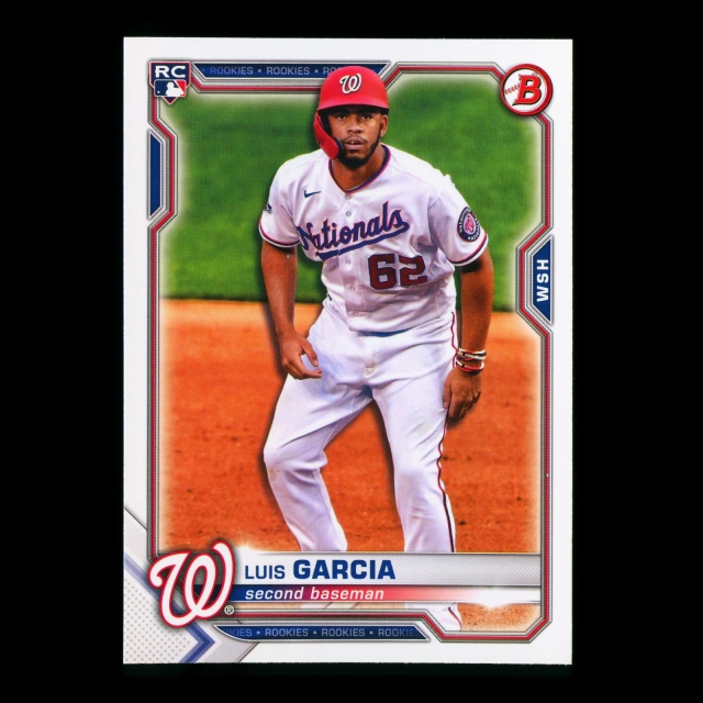 Luis Garcia RC 2021 Bowman Rookie Nationals