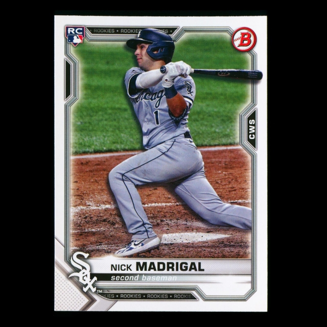 Nick Madrigal RC 2021 Bowman Rookie White Sox