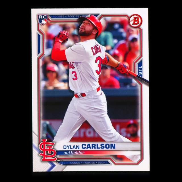 Dylan Carlson RC 2021 Bowman Rookie Cardinals