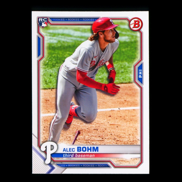Alec Bohm RC 2021 Bowman Rookie Phillies
