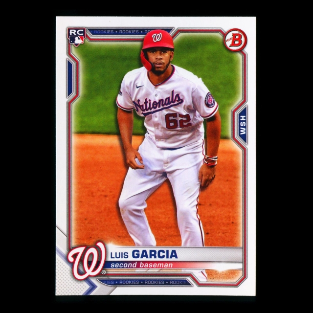 Luis Garcia RC 2021 Bowman Rookie Nationals