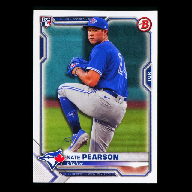 Nate Pearson RC 2021 Bowman Rookie Blue Jays