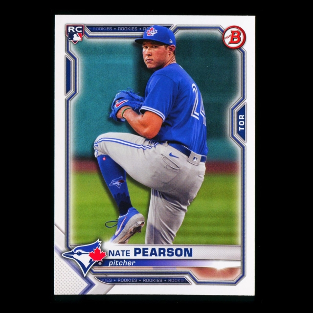 Nate Pearson RC 2021 Bowman Rookie Blue Jays