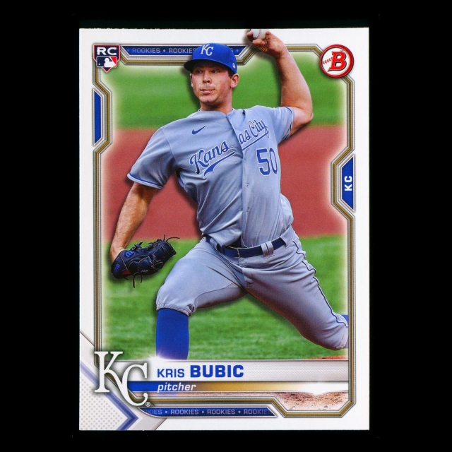 Kris Bubic RC 2021 Bowman Rookie Royals