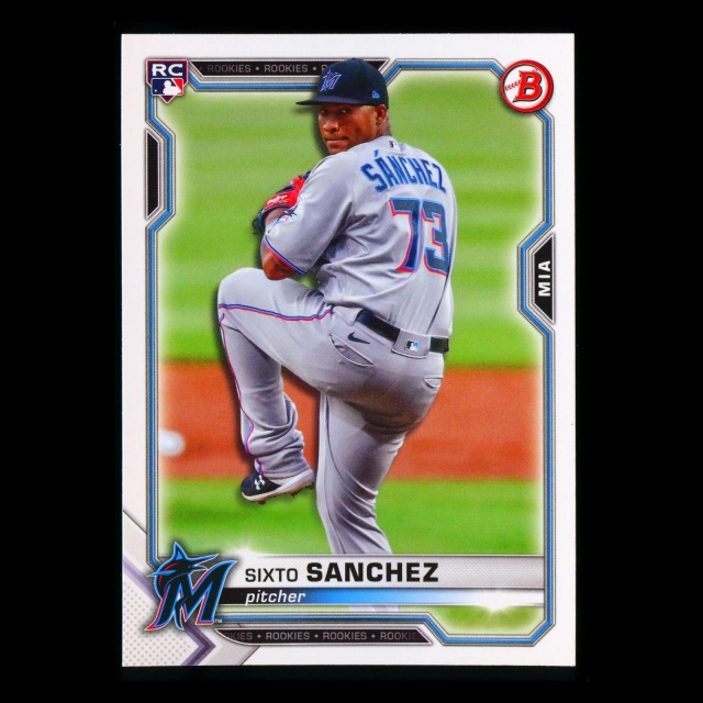 Sixto Sanchez RC 2021 Bowman Rookie Marlins