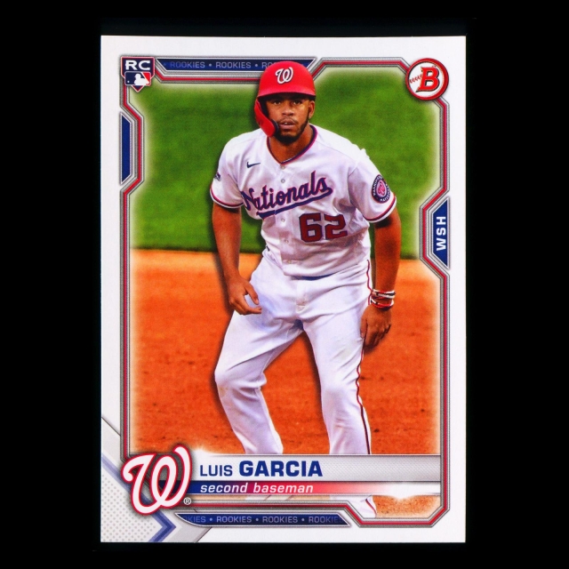 Luis Garcia RC 2021 Bowman Rookie Nationals