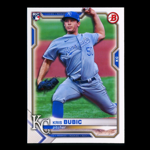 Kris Bubic RC 2021 Bowman Rookie Royals