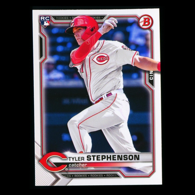 Tyler Stephenson RC 2021 Bowman Rookie Reds
