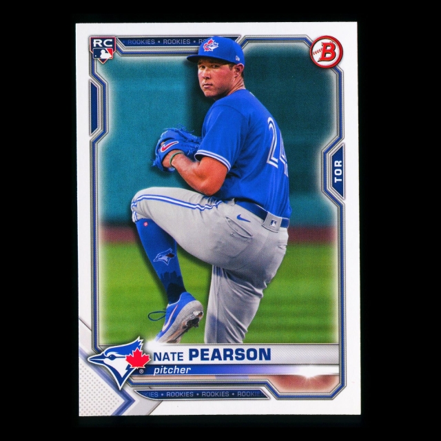 Nate Pearson RC 2021 Bowman Rookie Blue Jays