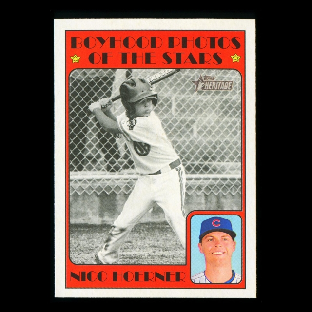 Nico Hoerner 2021 Heritage Boyhood Photos of the Stars Cubs