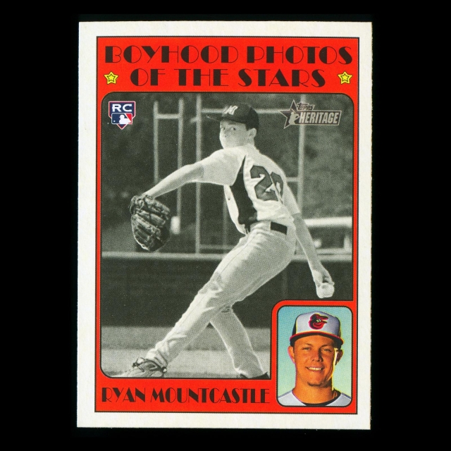 Ryan Mountcastle RC 2021 Heritage Boyhood Photos of the Stars Rookie Orioles