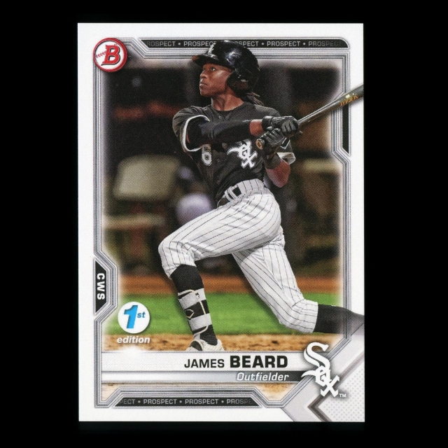 James Beard 2021 Bowman Prospect 1st Edition White Sox