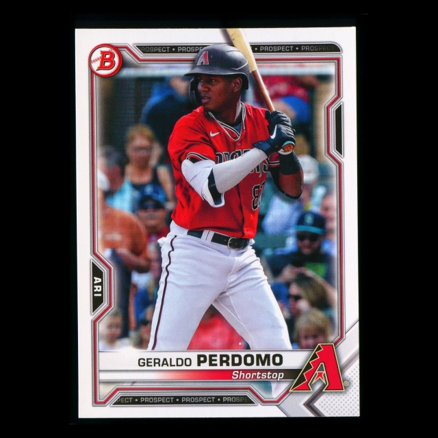 Geraldo Perdomo 2021 Bowman Prospect Diamondbacks