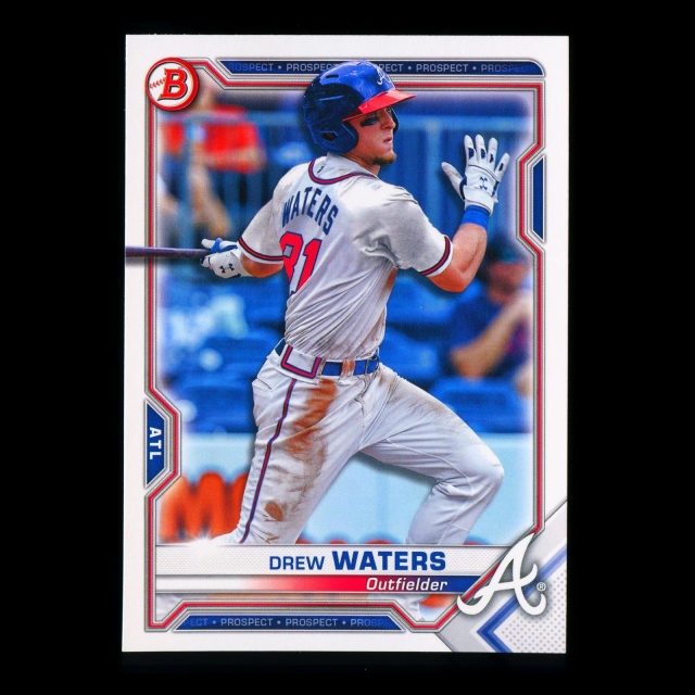 Drew Waters 2021 Bowman Prospect Braves