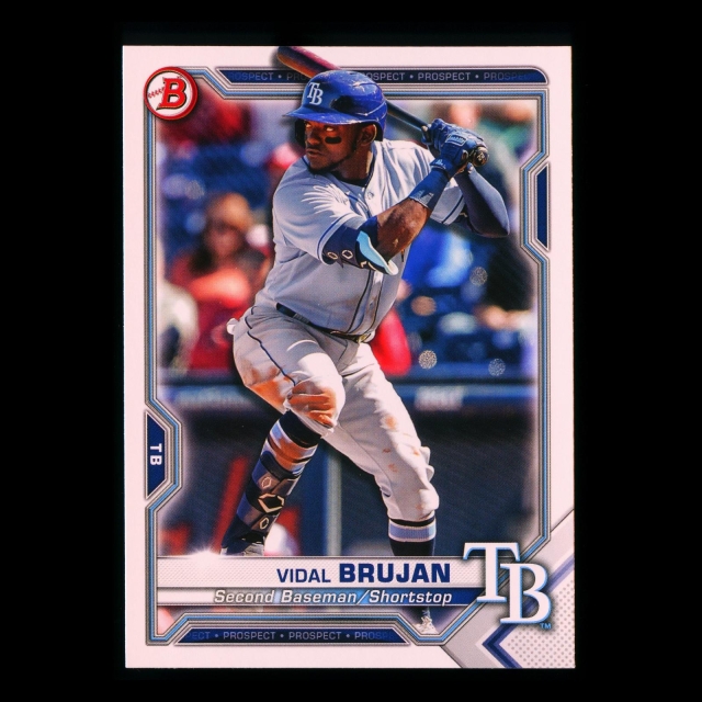 Vidal Brujan 2021 Bowman Prospect Rays