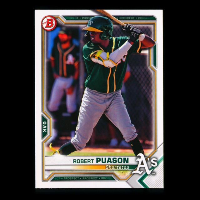 Robert Puason 2021 Bowman Prospect Athletics