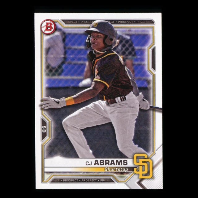 CJ Abrams 2021 Bowman Prospect Padres