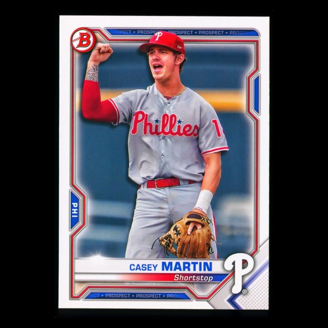 Casey Martin 2021 Bowman Prospect Phillies