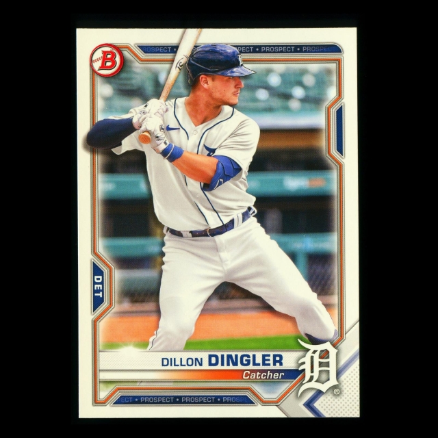 Dillon Dingler 2021 Bowman Prospect Tigers