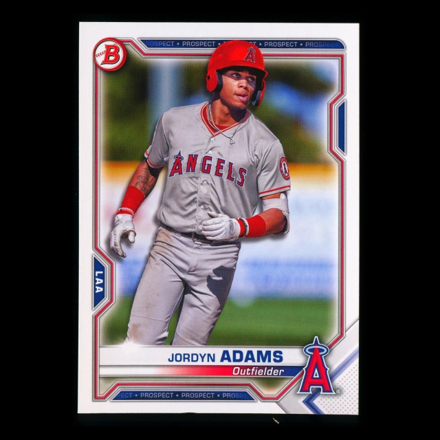 Jordyn Adams 2021 Bowman Prospect Angels