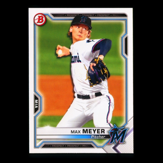Max Meyer 2021 Bowman Prospect Marlins
