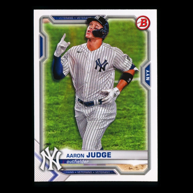 Aaron Judge 2021 Bowman Yankees