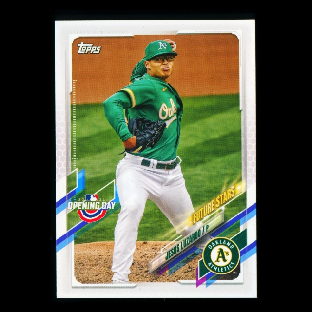Jesus Luzardo 2021 Topps Opening Day Future Stars Athletics