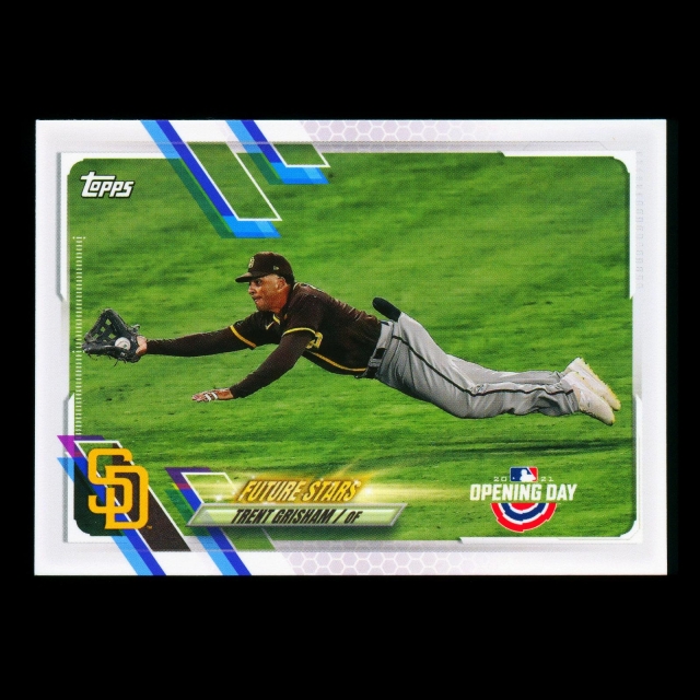 Trent Grisham 2021 Topps Opening Day Future Stars Padres