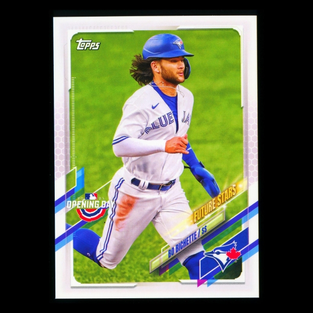 Bo Bichette 2021 Topps Opening Day Future Stars Blue Jays