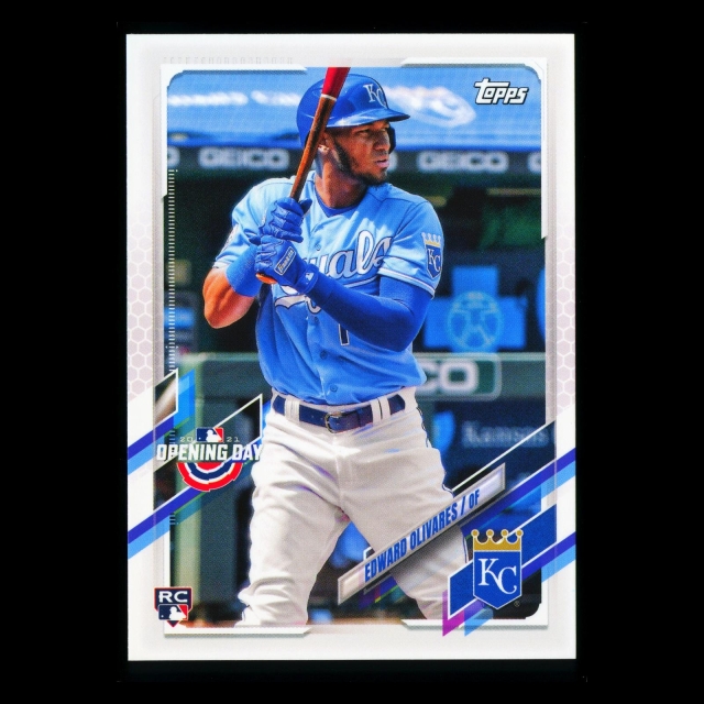 Edward Olivares RC 2021 Topps Opening Day Rookie Royals