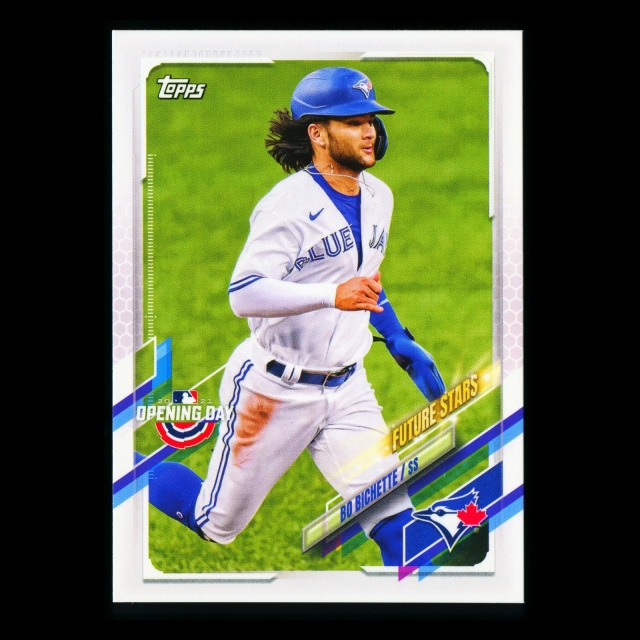 Bo Bichette 2021 Topps Opening Day Future Stars Blue Jays