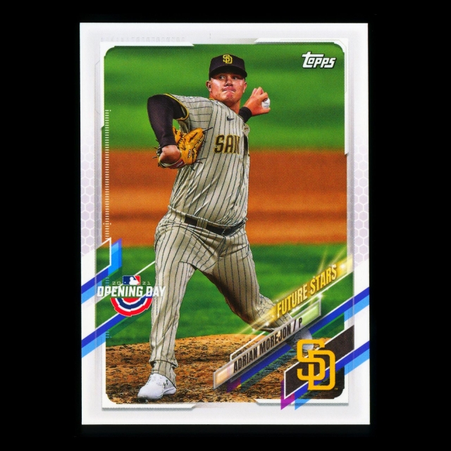 Adrian Morejon 2021 Topps Opening Day Future Stars Padres