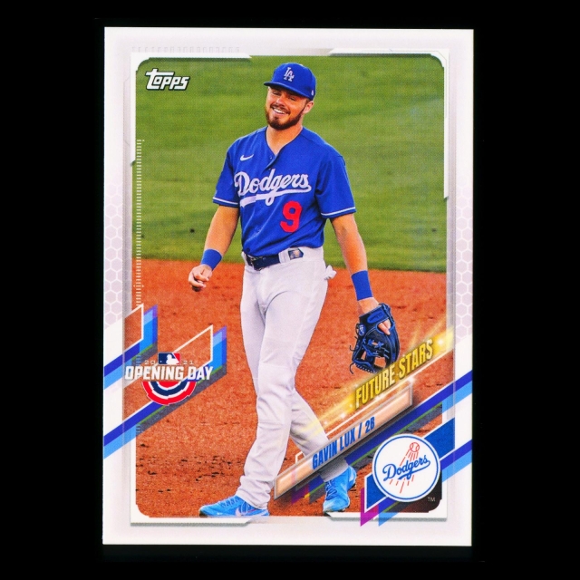 Gavin Lux 2021 Topps Opening Day Future Stars Dodgers