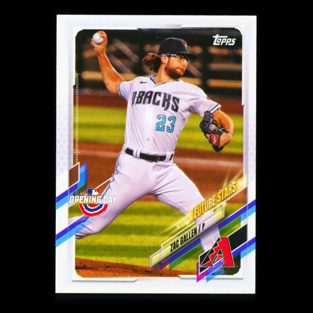 Zac Gallen 2021 Topps Opening Day Future Stars Diamondbacks