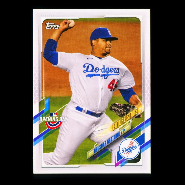 Brusdar Graterol 2021 Topps Opening Day Future Stars Dodgers