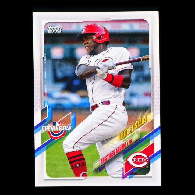 Aristides Aquino 2021 Topps Opening Day Future Stars Reds