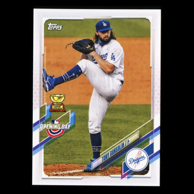 Tony Gonsolin 2021 Topps Opening Day All-Star Rookie Dodgers